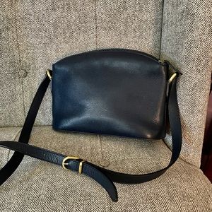 Vintage Coach Navy Madison Regis Purse